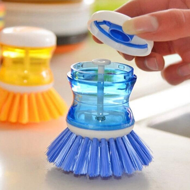 Cepillo con dispensador de jabón para el hogar